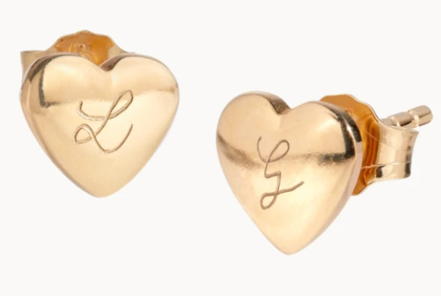 Pendiente-de-corazon-personalizado Ideas de Aniversario de Novios - Pendiente de corazón personalizado