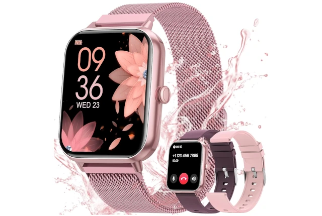 AIMIUVEI Reloj Inteligente Mujer Rosa