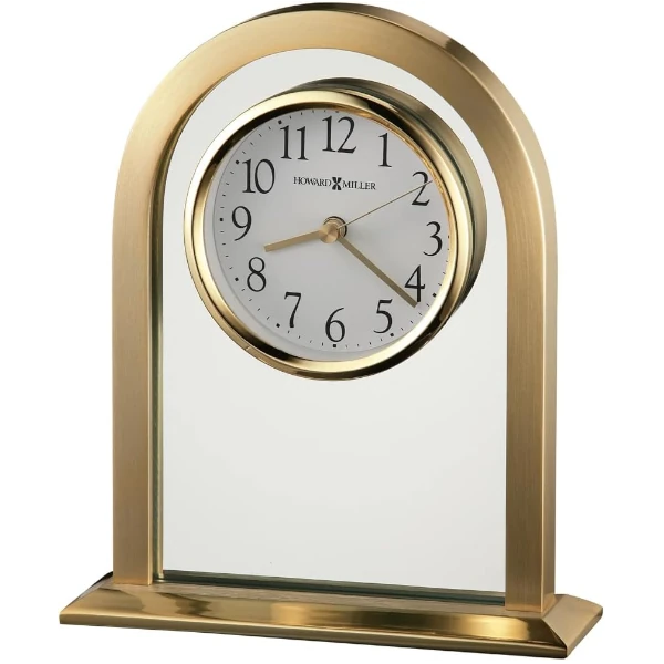 Howard Miller Reloj de Mesa Imperial 645-574 - Arco de Metal en Tono latón y Esfera Flotante